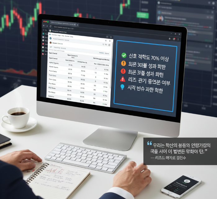 텔레그램에서 믿을 만한 무료 포렉스 신호는 어떻게 고르나요.png